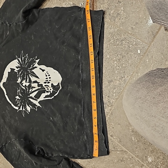 CHRLDR ladies slouchy cropped hoodie in size M - Picture 8 of 10